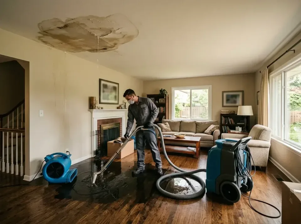 attic-pipe-burst-ceiling-drip-008 — frequently asked questions, Water Damage Restoration & Carpet Care in Slippery Rock Univ…